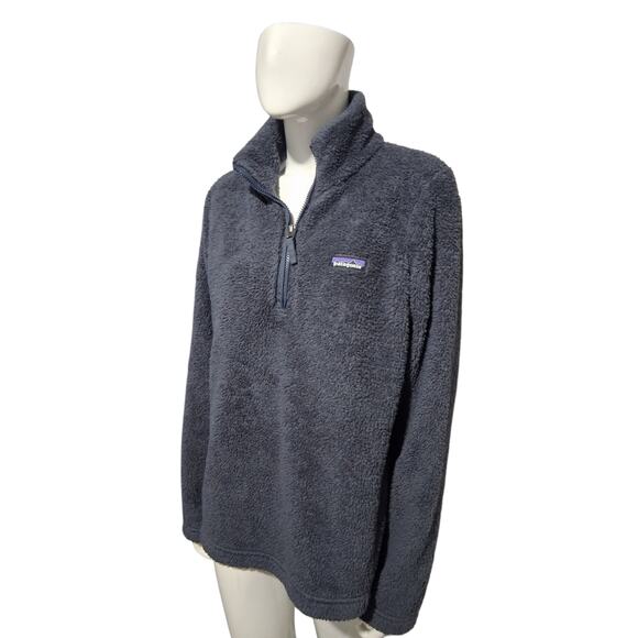 Patagonia Los Gatos ¼ Zip Jacket Womens L  Sherpa Fleece Hiking Gorpcore Outdoor - Picture 1 of 12